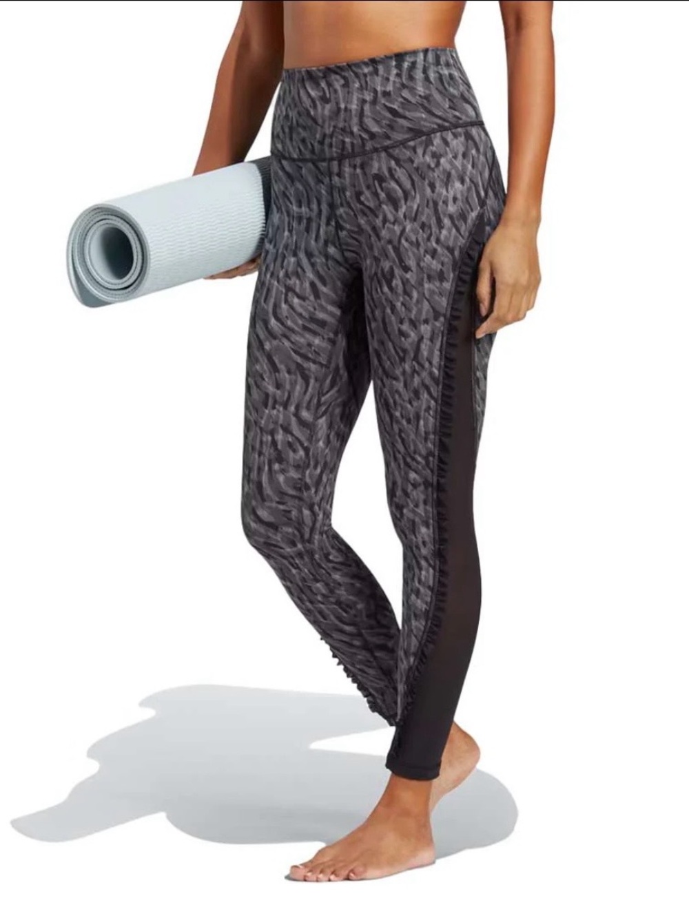 Adidas - Women's Yoga Studio Clash Print Leggings